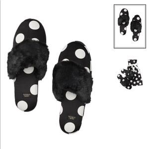 Victoria’s Secret Polka Dot Slippers